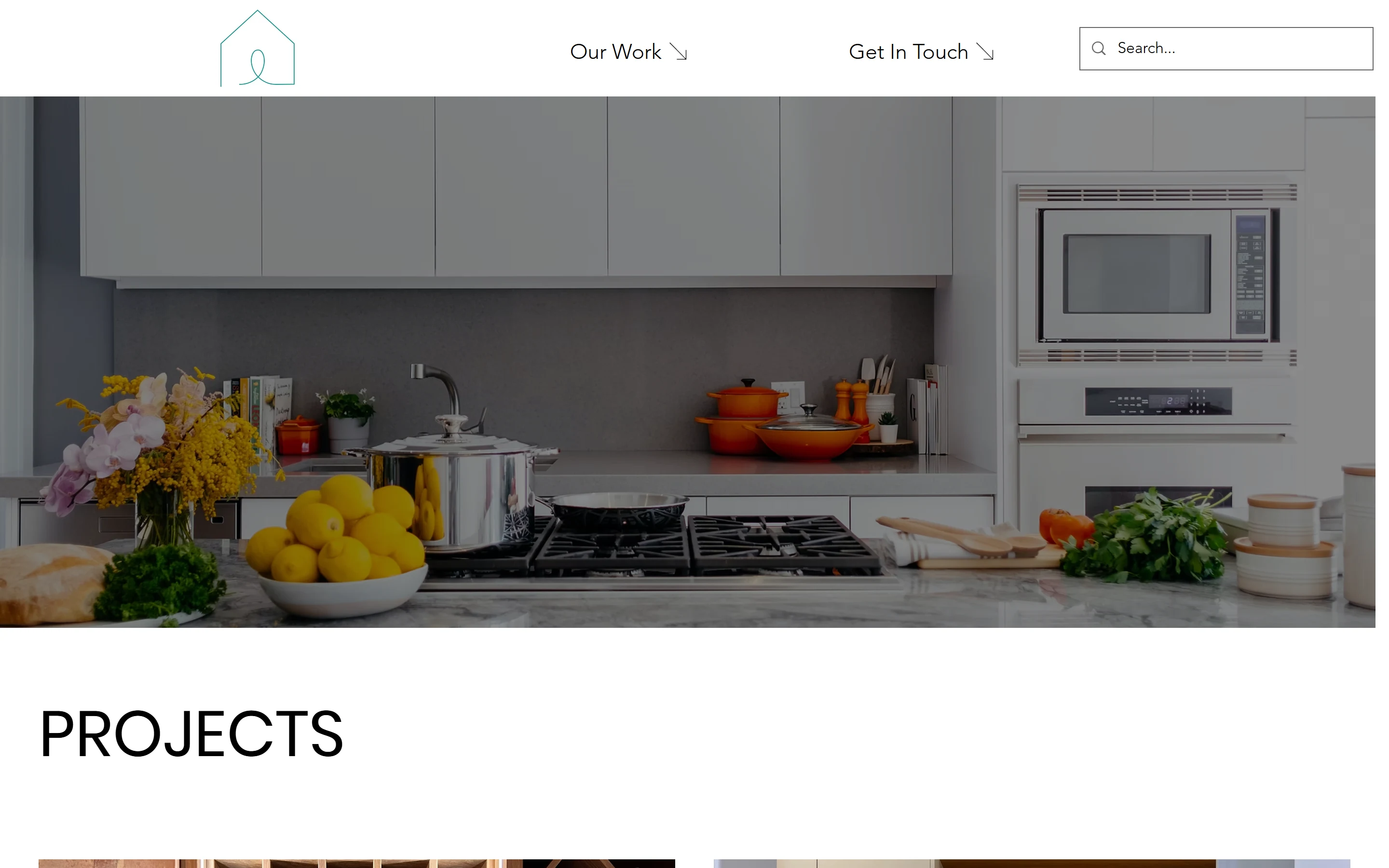We Design Kitchens project gallery showing kitchen and interior work